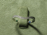 18 Karat White Gold Diamond Band